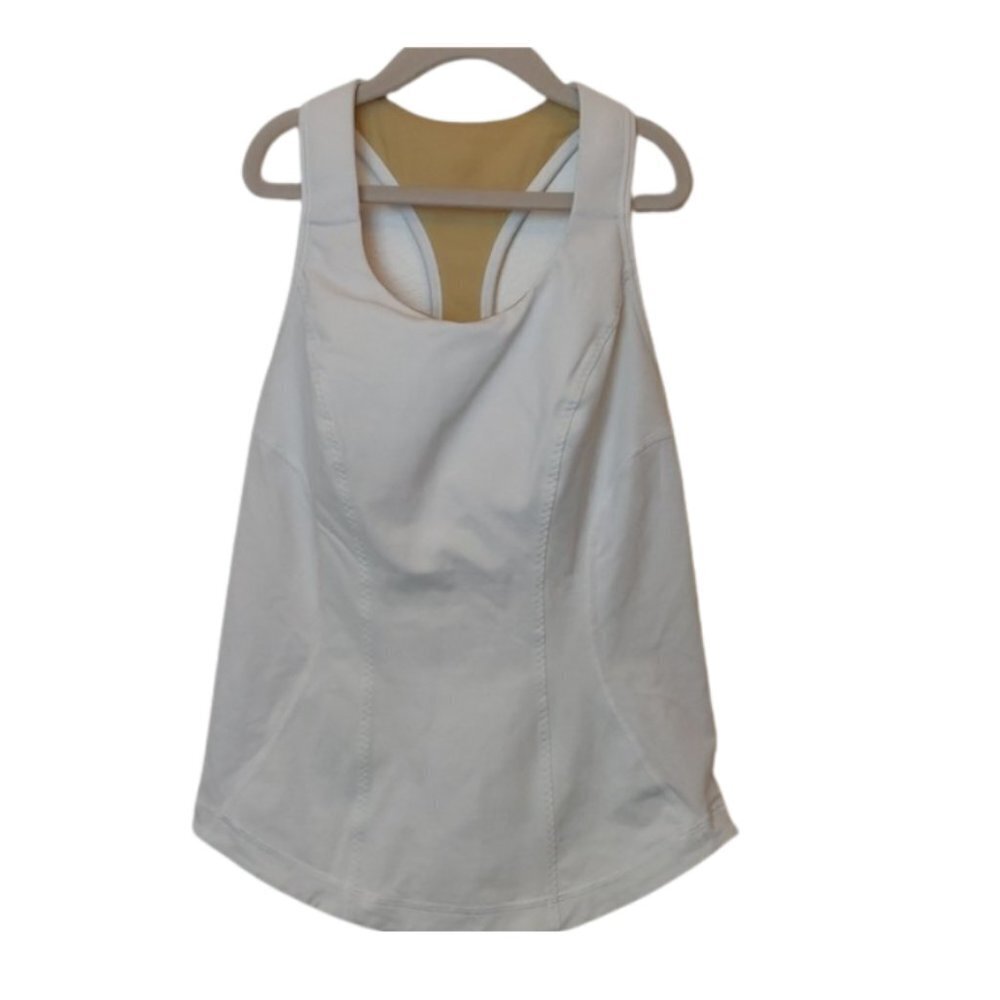 Lululemon Racerback White Tank Top Size 6